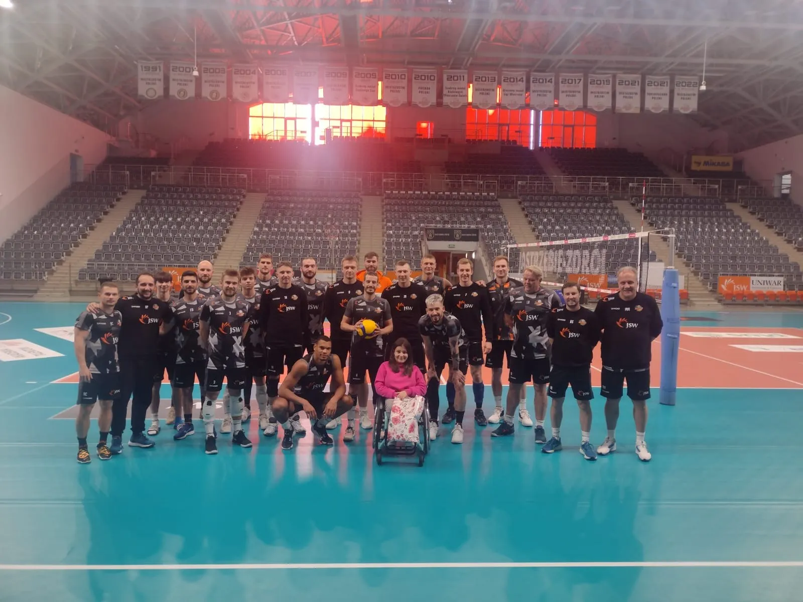 Oliwka z drużyną JSW Jastrzębski Węgiel